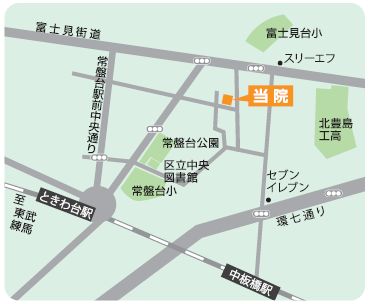 高木内科クリニック地図